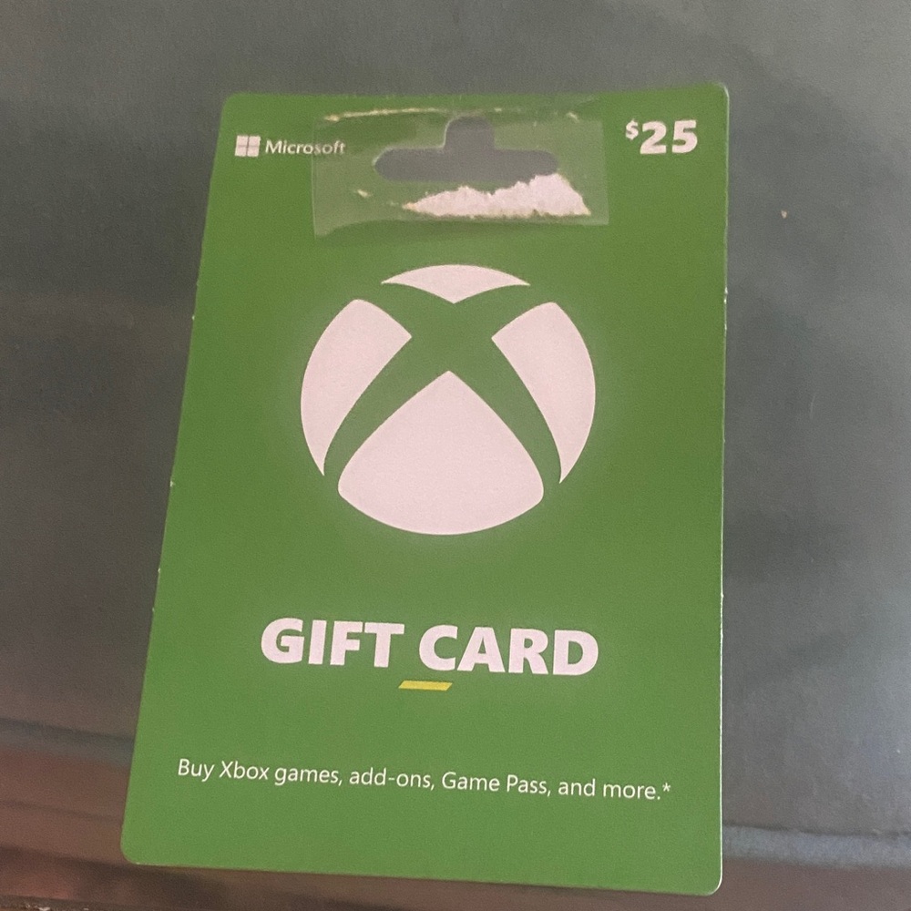 Microsoft Xbox Gift Card - Green and White